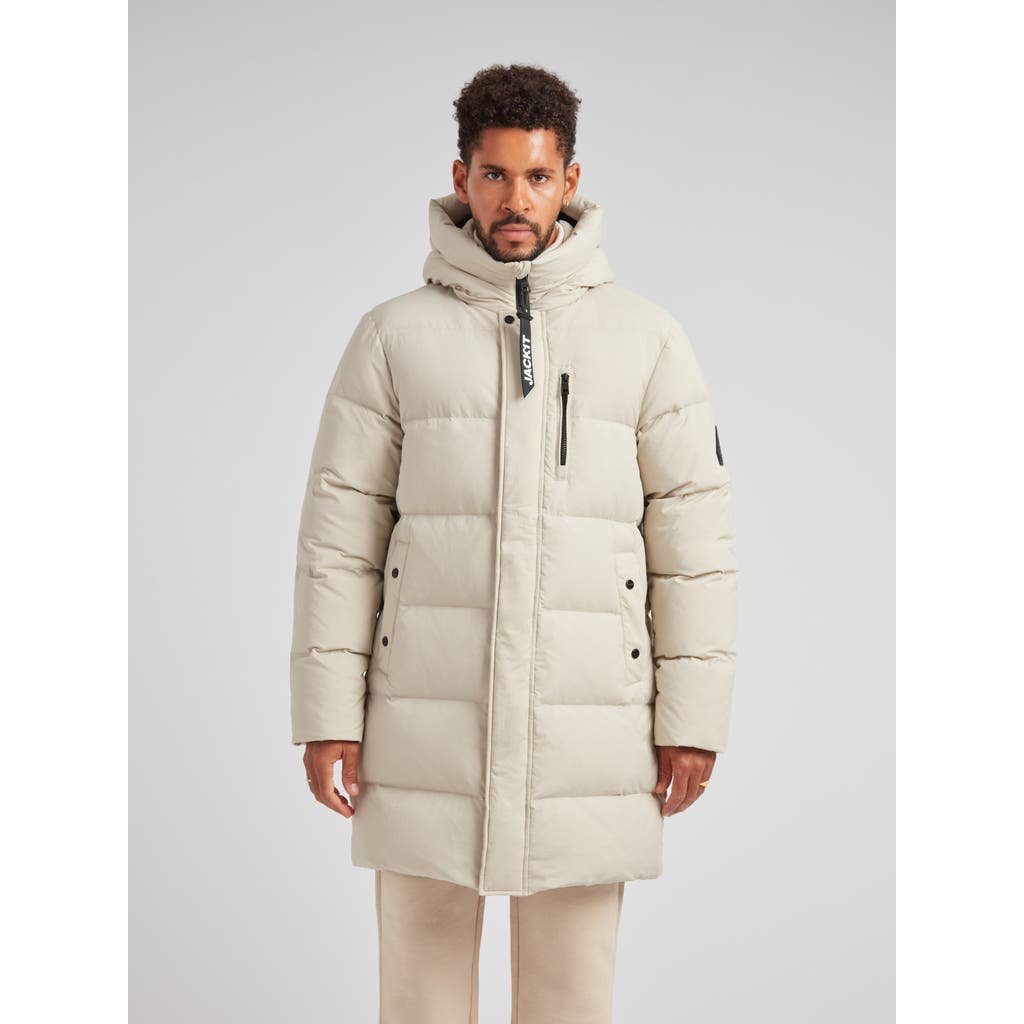 Jack1t Nomad Long Sleeve Parka 2.0 Jacket In Neutral