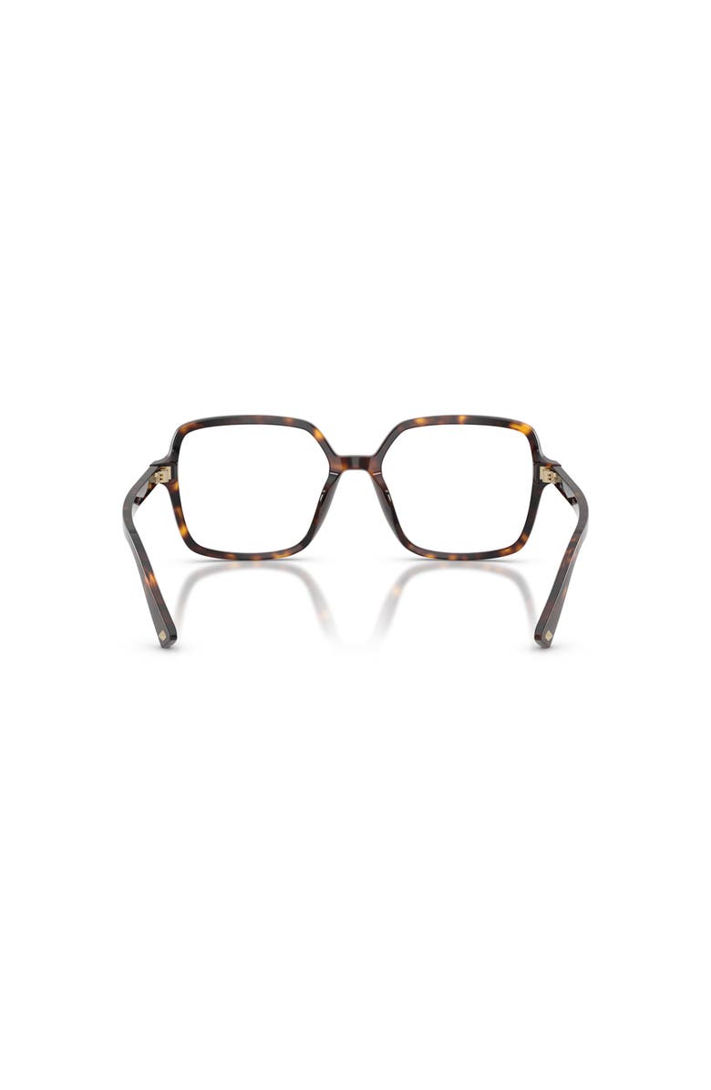 Jimmy Choo 53mm Square optical glasses, Alternate, color, Tortoise