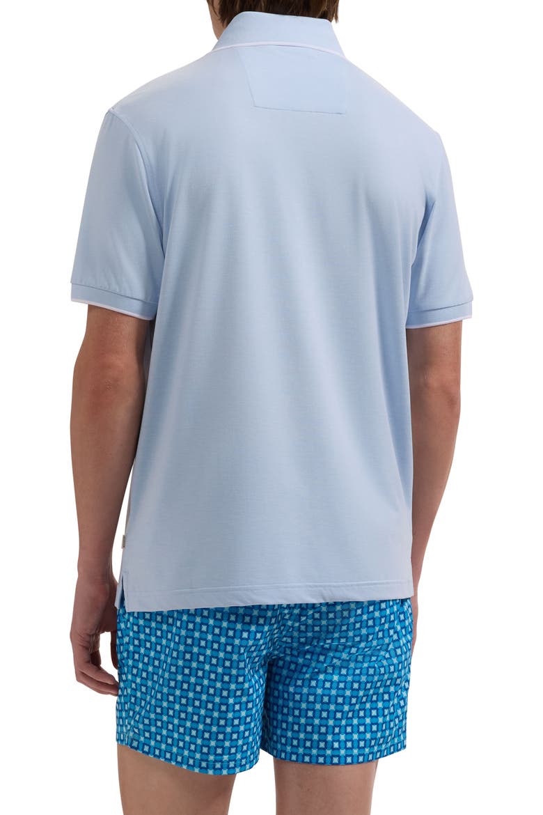 Kai Geo Print Swim Trunks, Alternate, color, AQUA