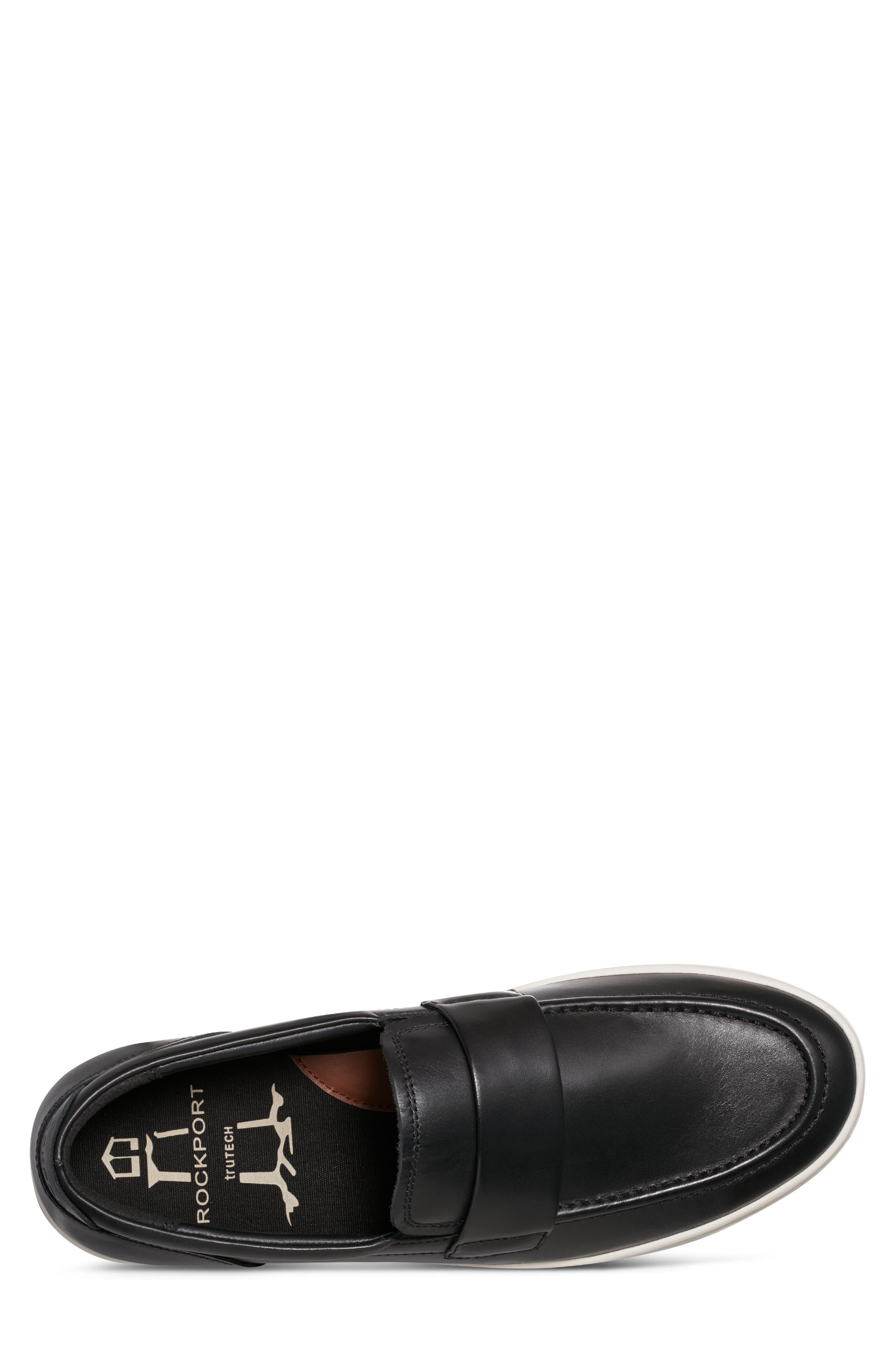Rockport Reller Slip On Sneaker, Alternate, color, Black