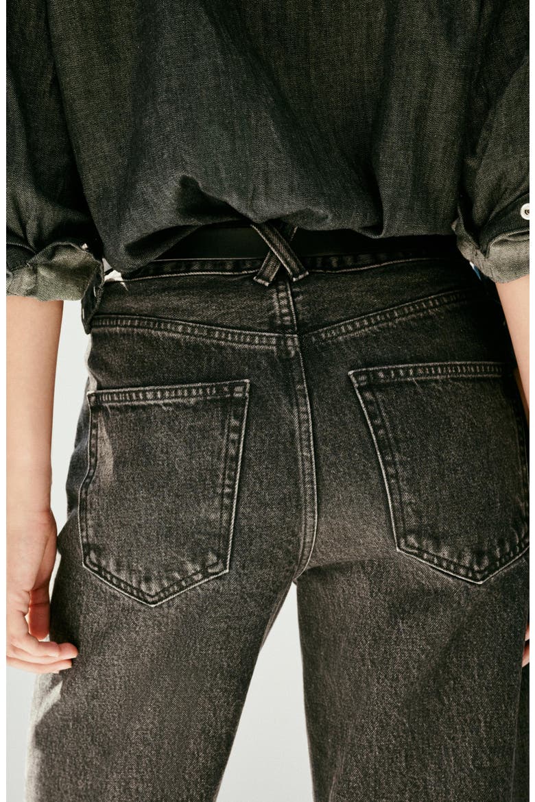 Alek Relaxed Wide Leg Jeans, Alternate, color, SEATTLE BLACK WASH
