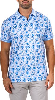 Maceoo Martyr00008 Print Golf Polo