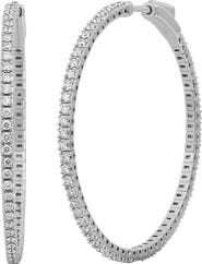 Bony Levy Audrey Diamond Flex Hoop Earrings