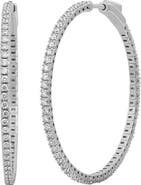 Bony Levy Audrey Diamond Flex Hoop Earrings