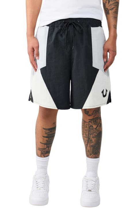 Contrast Panel Track Shorts