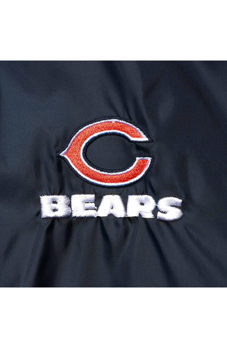 DUNBROOKE Men's Navy Chicago Bears Coaches Classic Raglan Full-Snap Windbreaker Jacket, Alternate, color, Navy