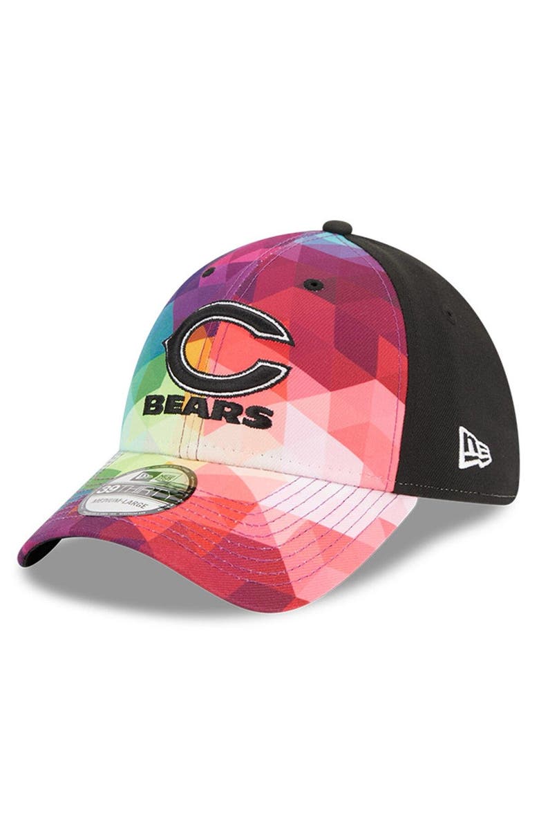 New Era Men's New Era Pink Chicago Bears 2023 NFL Crucial Catch 39THIRTY Flex Hat, Alternate, color,