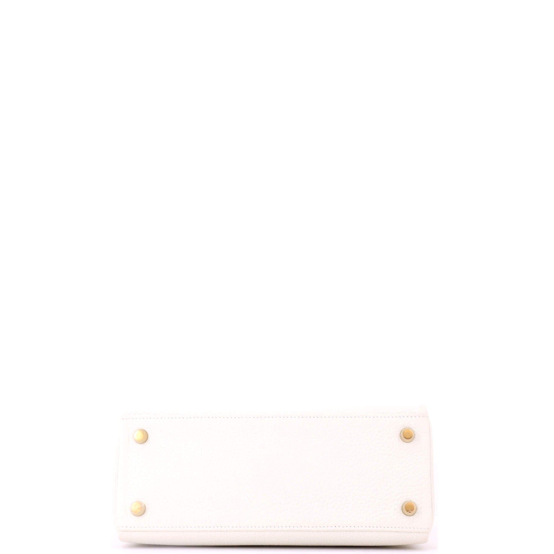Pre-Owned Hermes Kelly Handbag Light Togo with Gold Hardware 25, Alternate, color, Mushroom