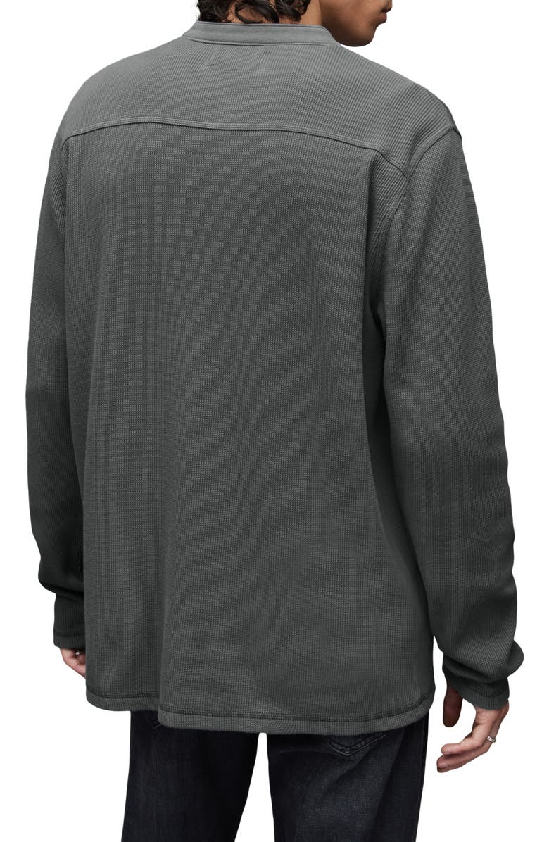 AllSaints Hayes Stretch Organic Cotton Henley T-Shirt, Alternate, color, 