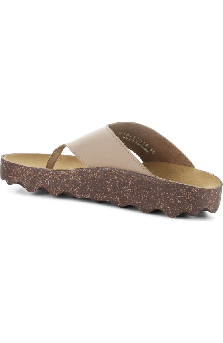 Asportuguesas by Fly London Cami Platform Flip Flop, Alternate, color, Sand