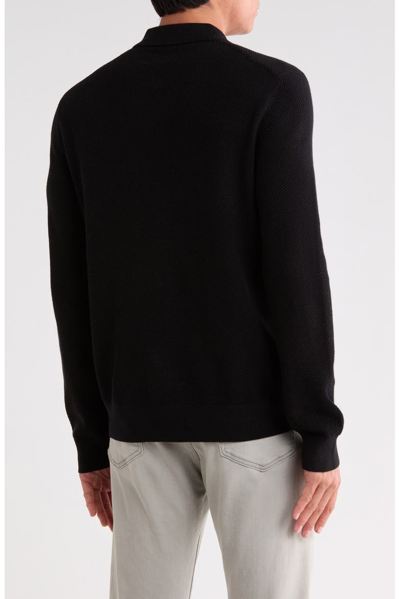 Zip Up Cardigan, Alternate, color, BLACK