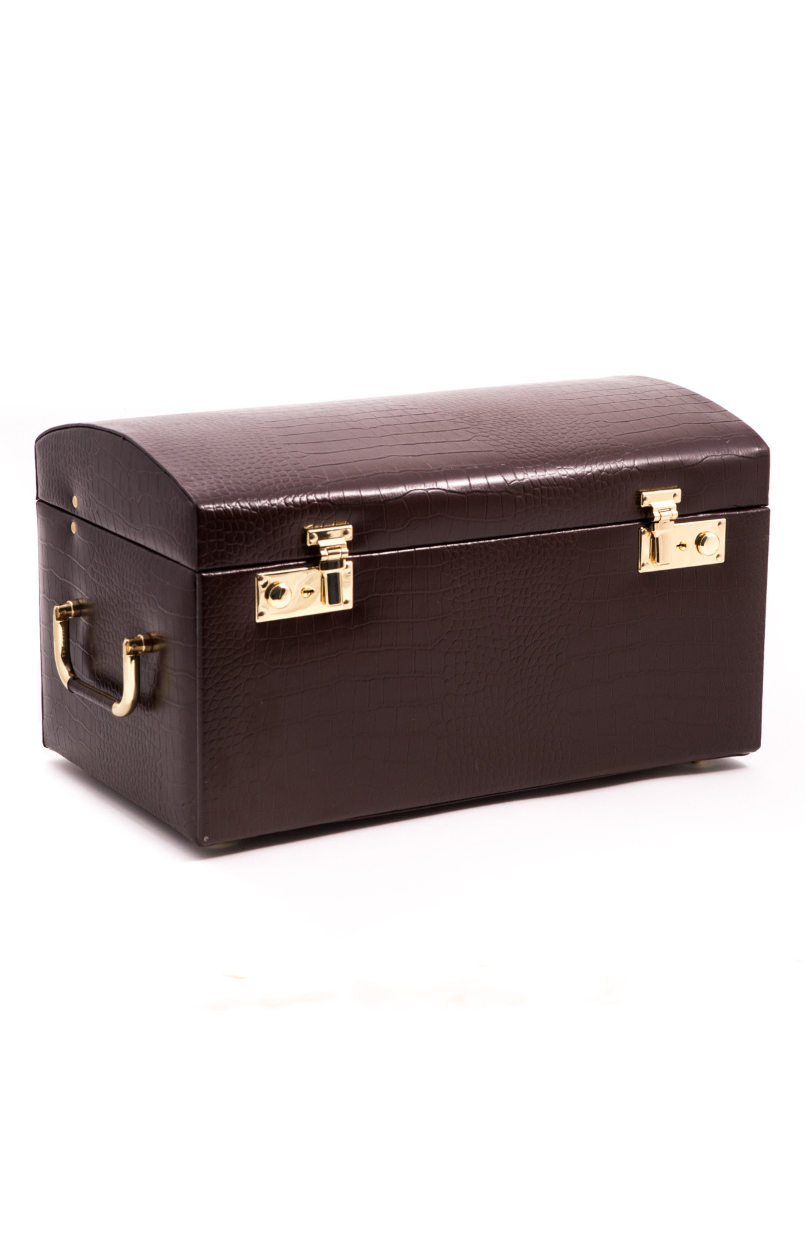 Bey-Berk Leather Jewelry Box