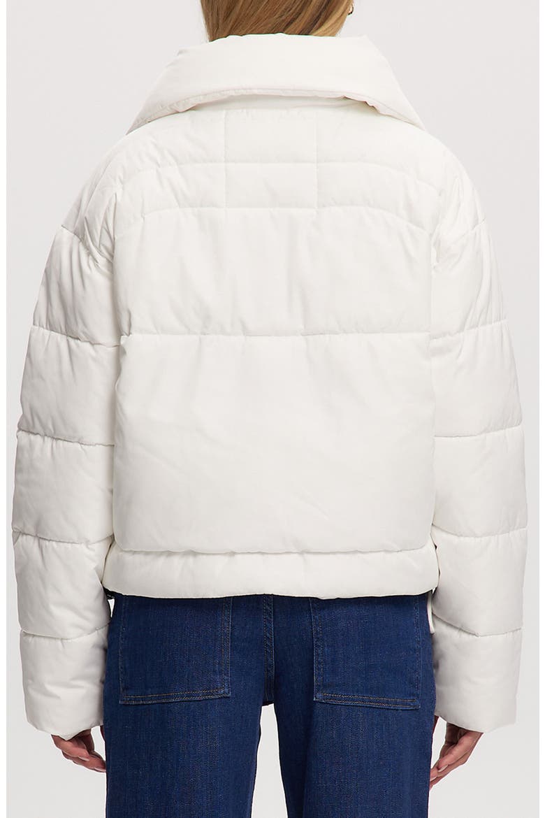 Crop Puffer Jacket, Alternate, color, WHITE