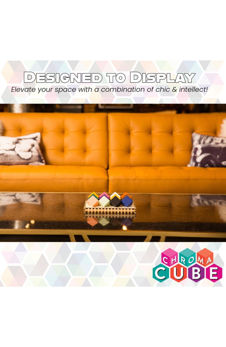 Project Genius Chroma Cube, A Colorful Logic Puzzle, Alternate, color, Multicolored