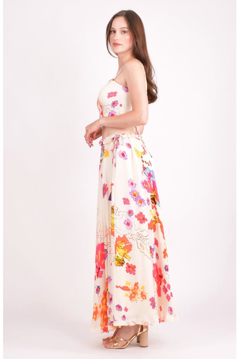 Zaria Floral Two-Piece Set, Alternate, color, White