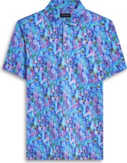 Bugatchi Victor OoohCotton® Pineapple Print Polo