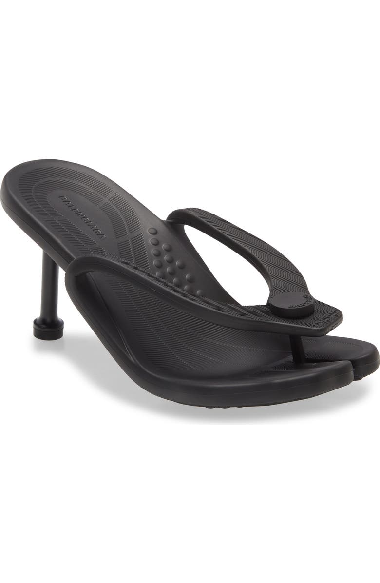 Balenciaga Split Toe Flip Flop, Main, color,