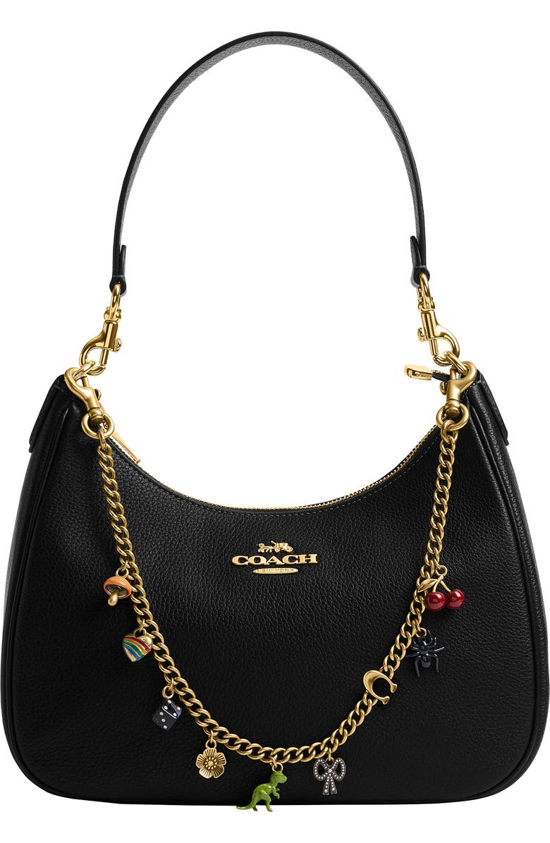 COACH Chain Strap with Charms, Alternate, color,