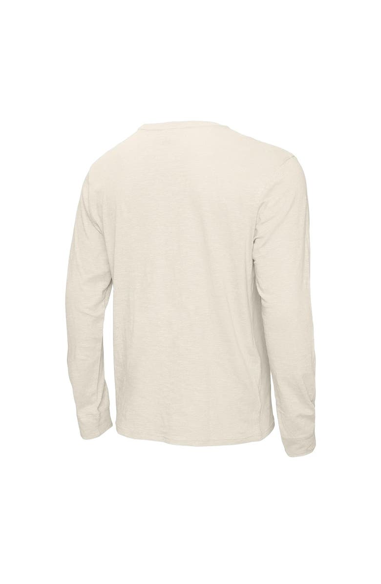 Mitchell & Ness Men's Mitchell & Ness Cream Philadelphia Phillies Arched Logo Slub Long Sleeve T-Shirt, Alternate, color, 