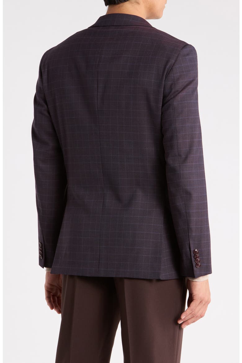 Suit Jacket, Alternate, color, DARK PURPLE PLAID