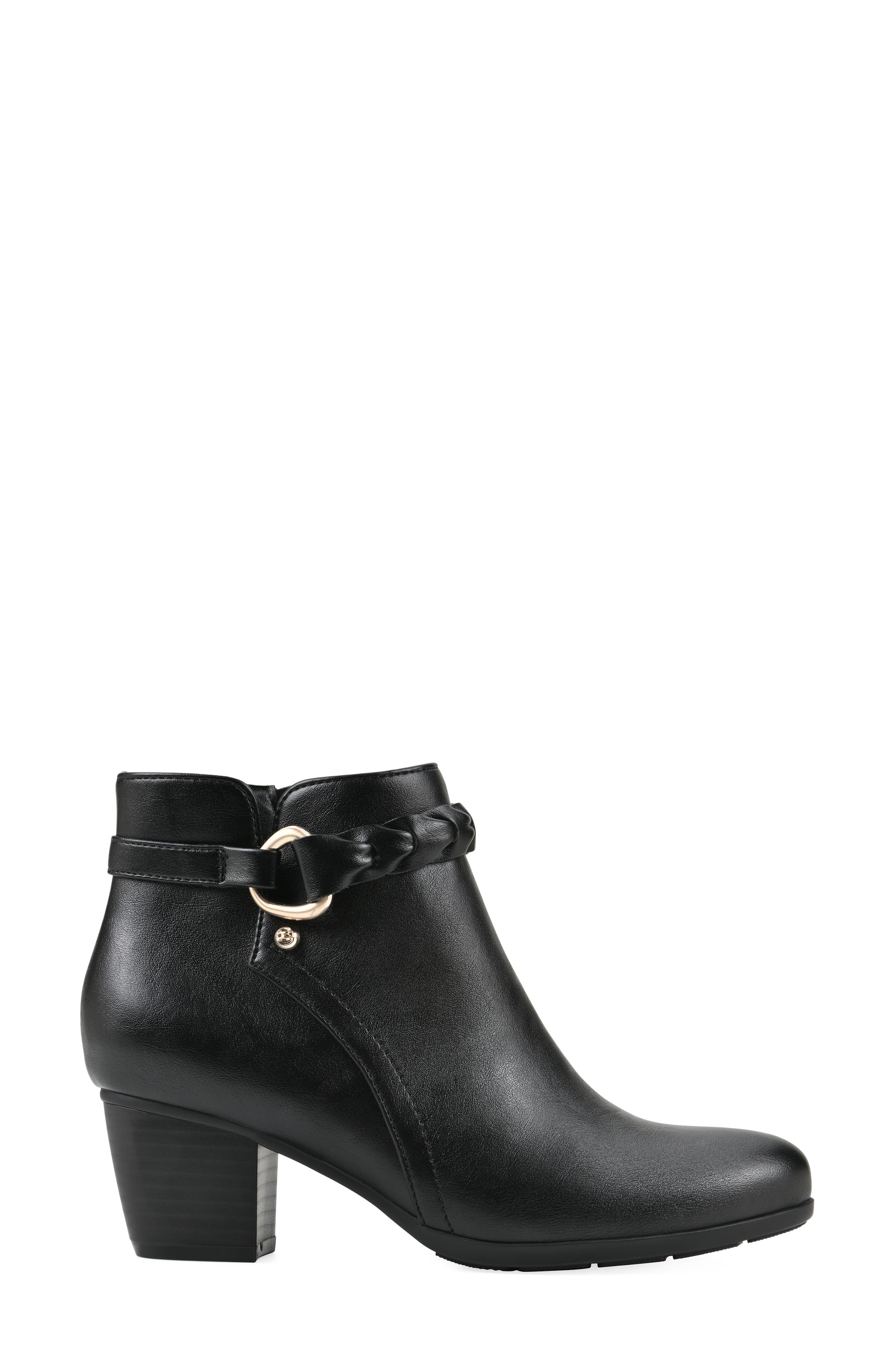 Anslie Bootie, Alternate, color, BLACK/ SMOOTH