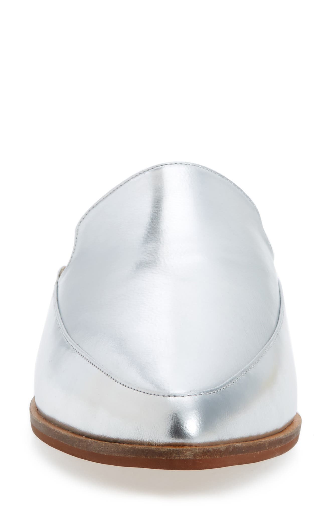 Corbin Mule, Alternate, color, SILVER SPECCIO LEATHER