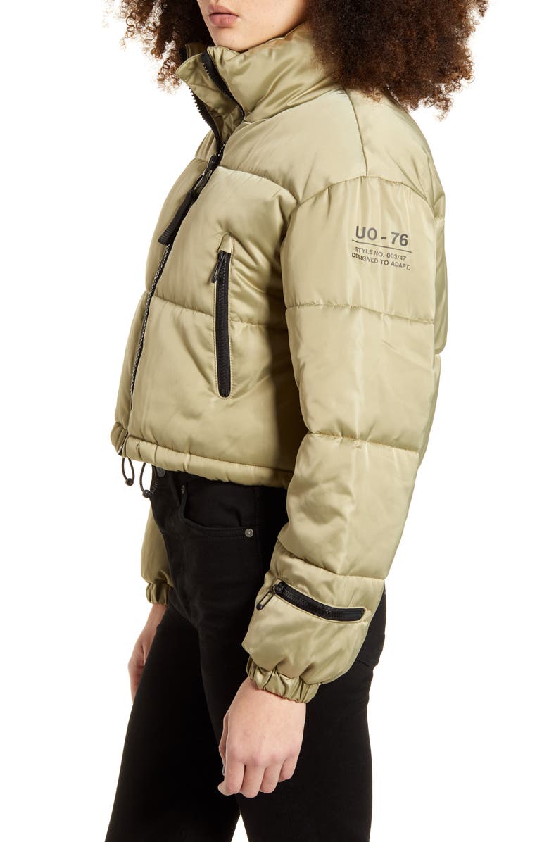 BDG Urban Outfitters Crop Puffer Jacket, Alternate, color, 