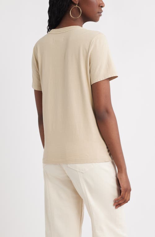 Treasure & Bond Cotton Crewneck T-shirt In Neutral