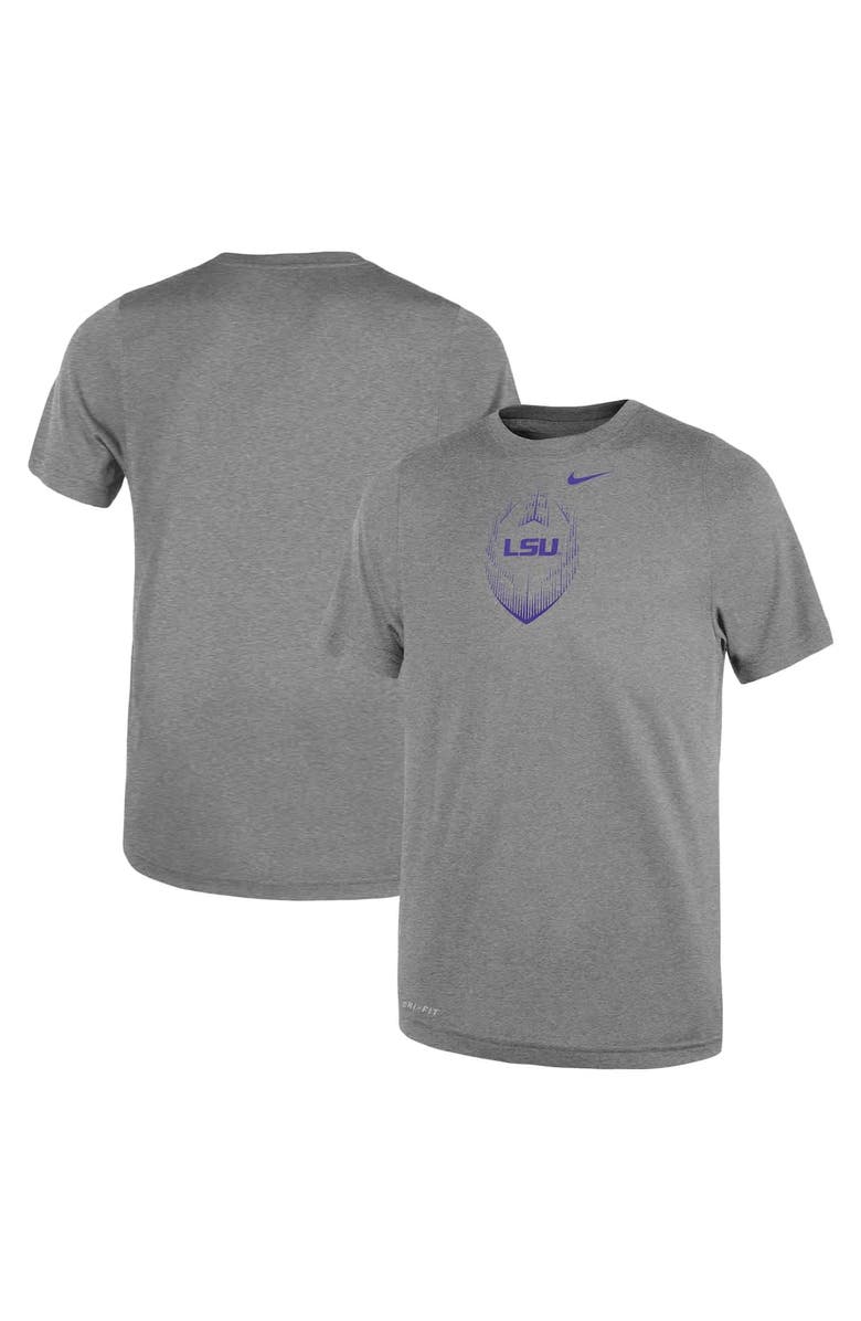 Nike Toddler Nike Gray LSU Tigers Legend Football Performance T-Shirt, Main, color, Gray