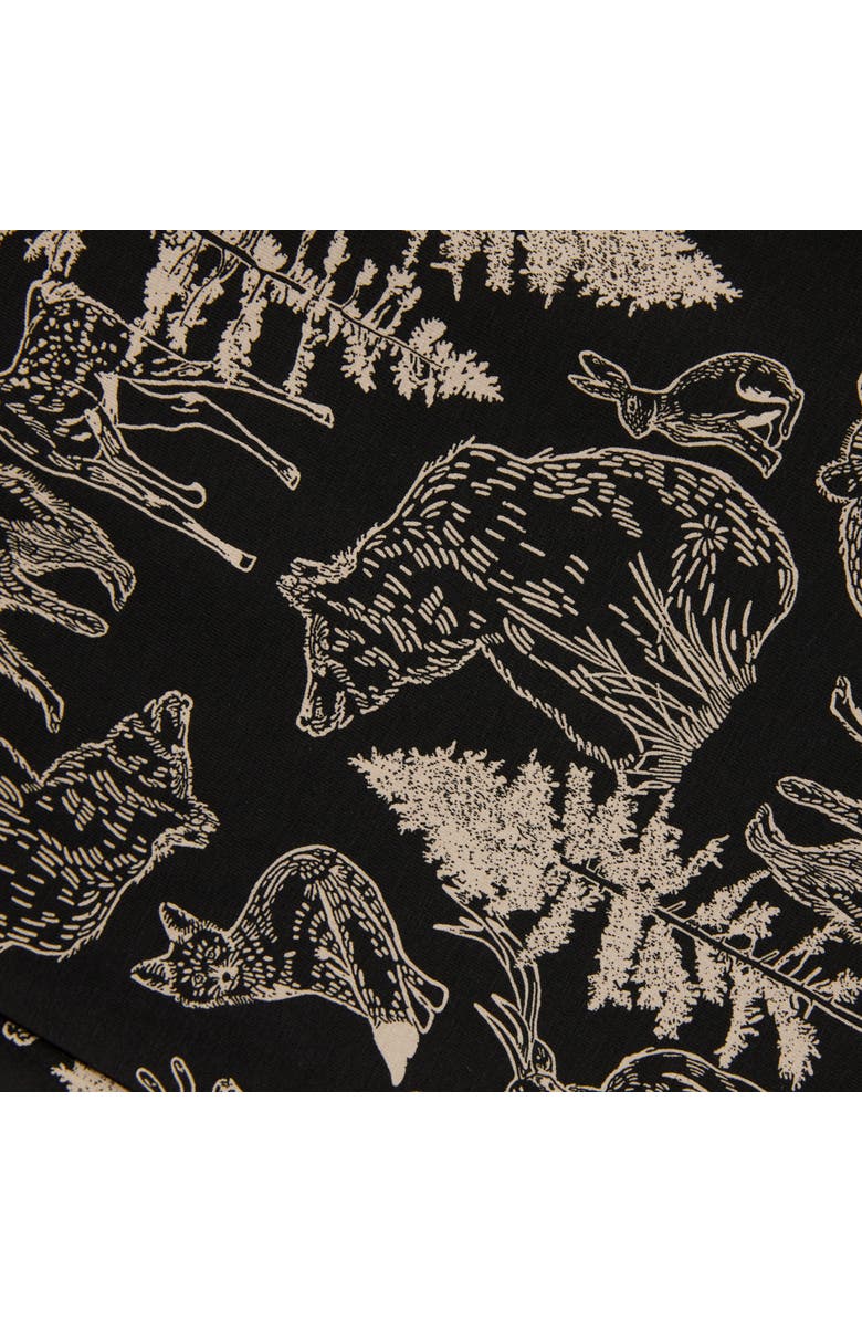 TomboyX Long Sleeve One-Piece Pajama Jumpsuit, Alternate, color, Frosted Fauna