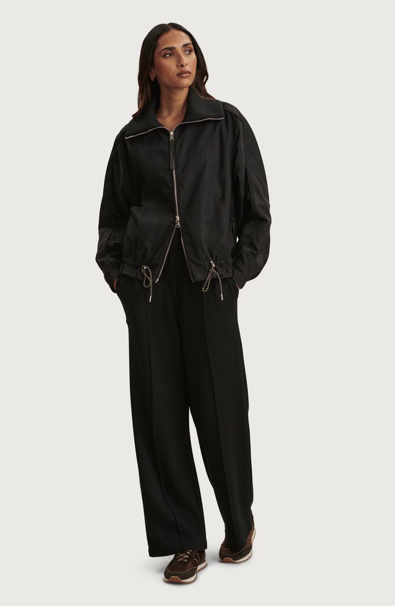 Varley Lotta Blouson Jacket, Alternate, color, Black