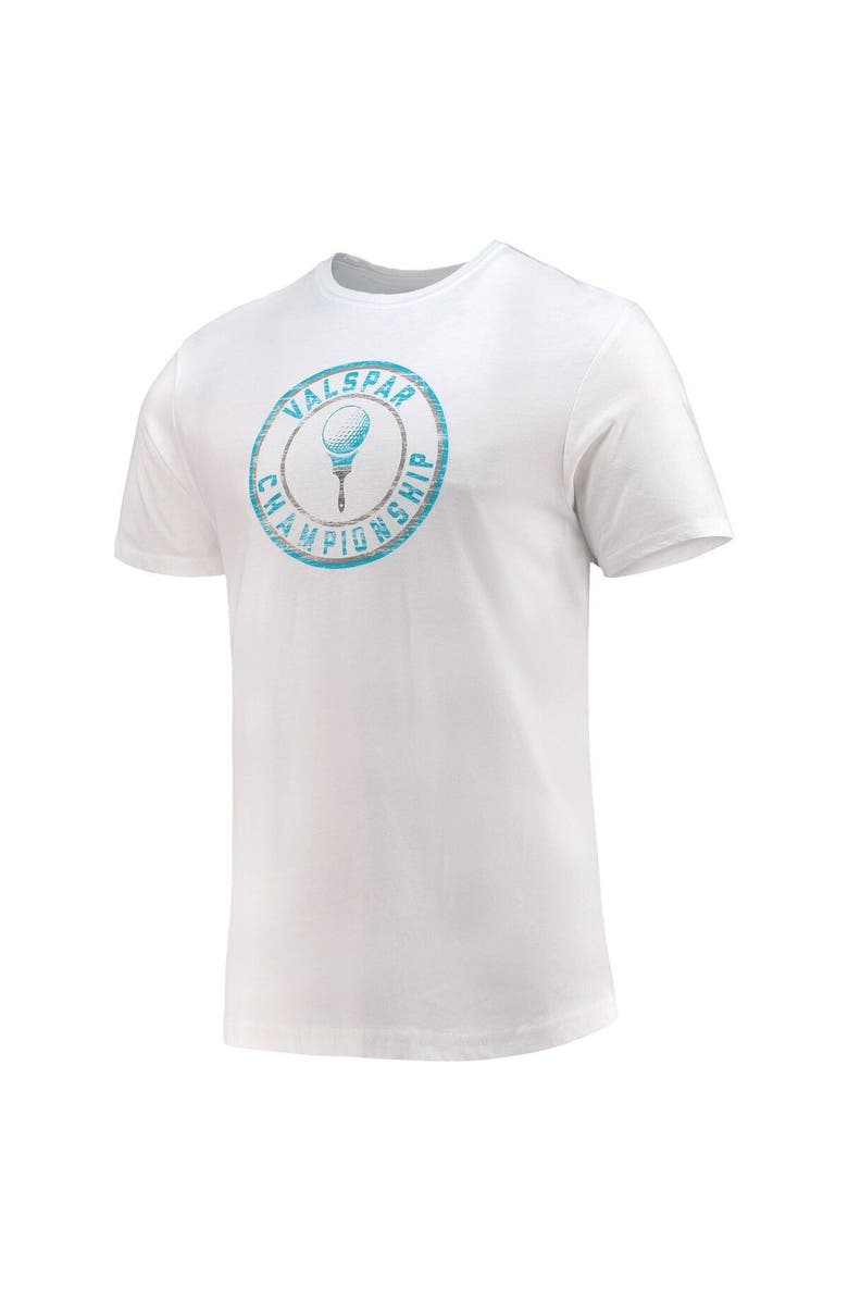 LEVELWEAR Men's Levelwear White Valspar Championship Richmond T-Shirt, Alternate, color, White