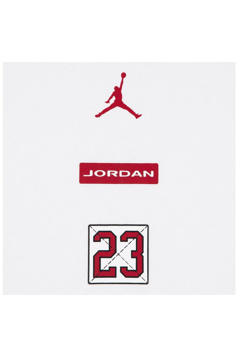 Kids' Stacked 23 Short Sleeve T-Shirt, Alternate, color, WHITE