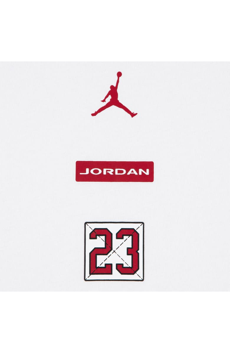 Jordan Kids' Stacked 23 Short Sleeve T-Shirt, Alternate, color, White