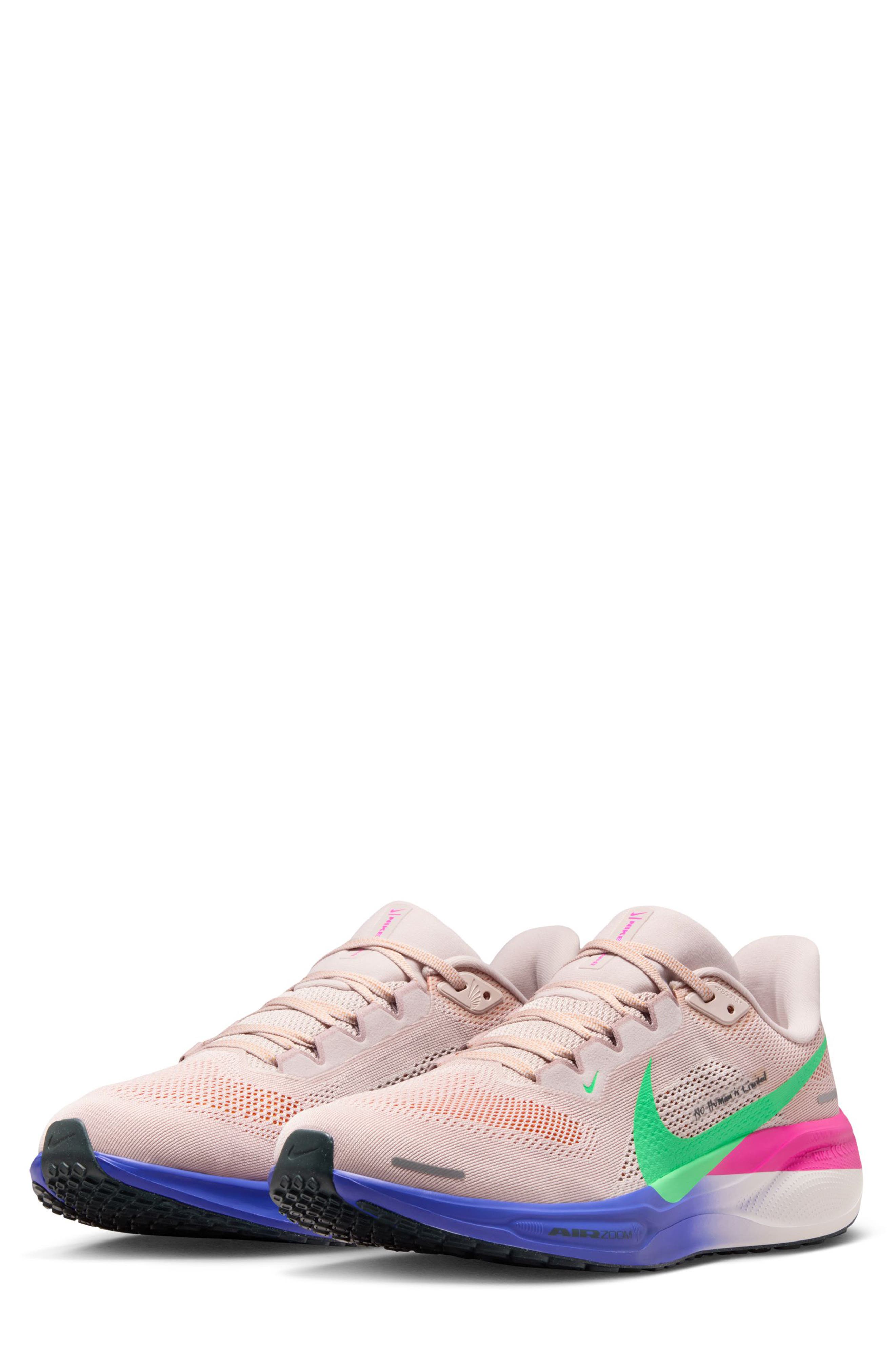 Nike Air Zoom Pegasus 41 EK Eliud Kipchoge Limited Edition Running Shoe, Main, color, Dust Red/ Green Shock