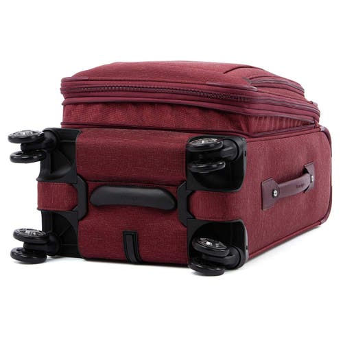 Travelpro Platinum Elite Softside Expandable 20-inch Carry-on Luggage, Fits Up To 15" Laptop In Bordeaux