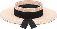 Eugenia Kim Lettie Woven Hemp Visor