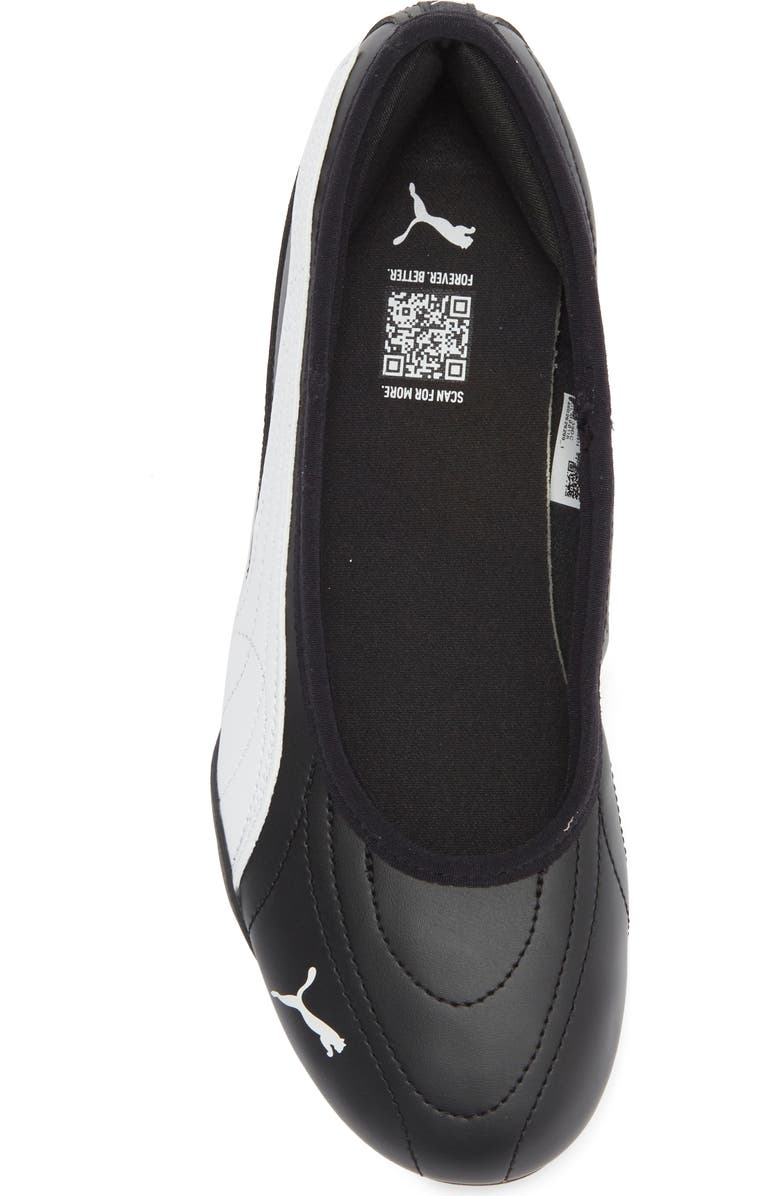 PUMA Catch Soleil Ballerina Flat, Alternate, color, Puma Black/ Puma White