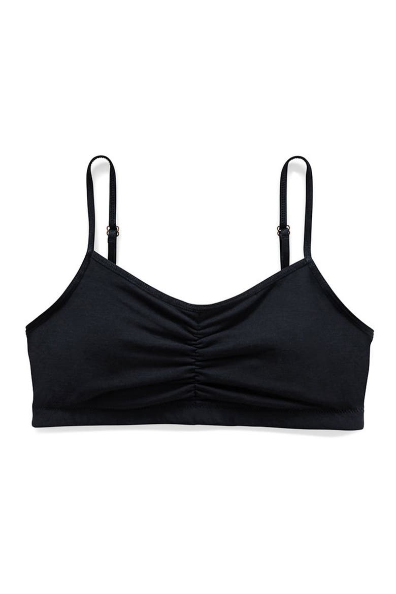 Astrid Pocketed Bralette, Alternate, color, BLACK