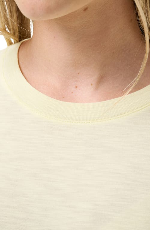 Travismathew Cloud Crewneck T-shirt In Yellow