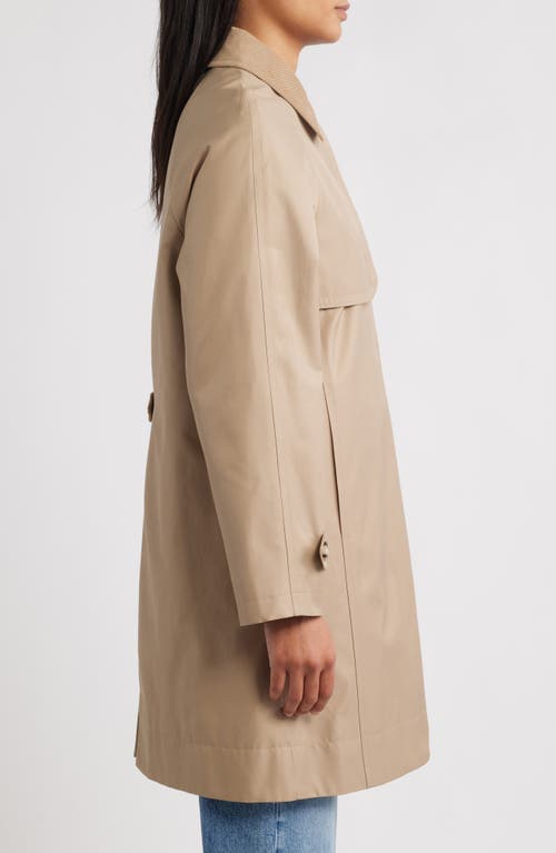 Sam Edelman Corduroy Collar Raincoat