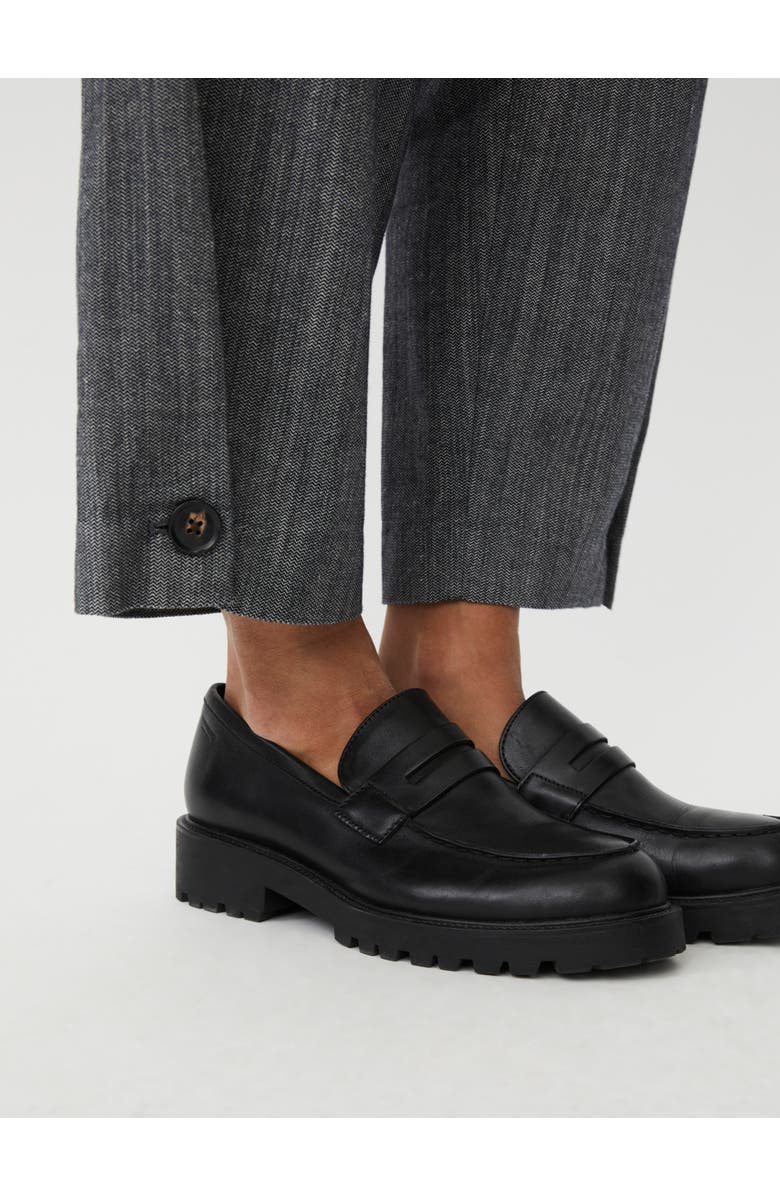 Masai Copenhagen Punna Cropped Button Fastening Pants, Alternate, color, Dark Denim