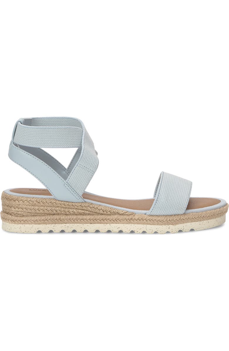 Lucky Brand Thimba Ankle Wrap Espadrille Sandal, Alternate, color, Celestial Blue
