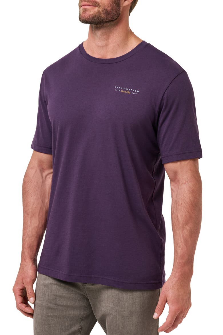 Social Hour Graphic T-Shirt, Alternate, color, PURPLE VELVET