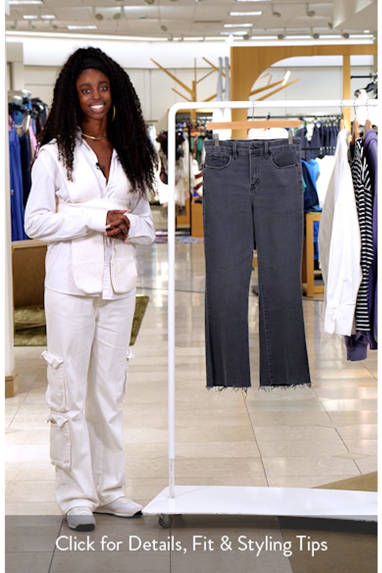 Soft-Tech Good Legs Raw Hem Crop Mini Bootcut Jeans video