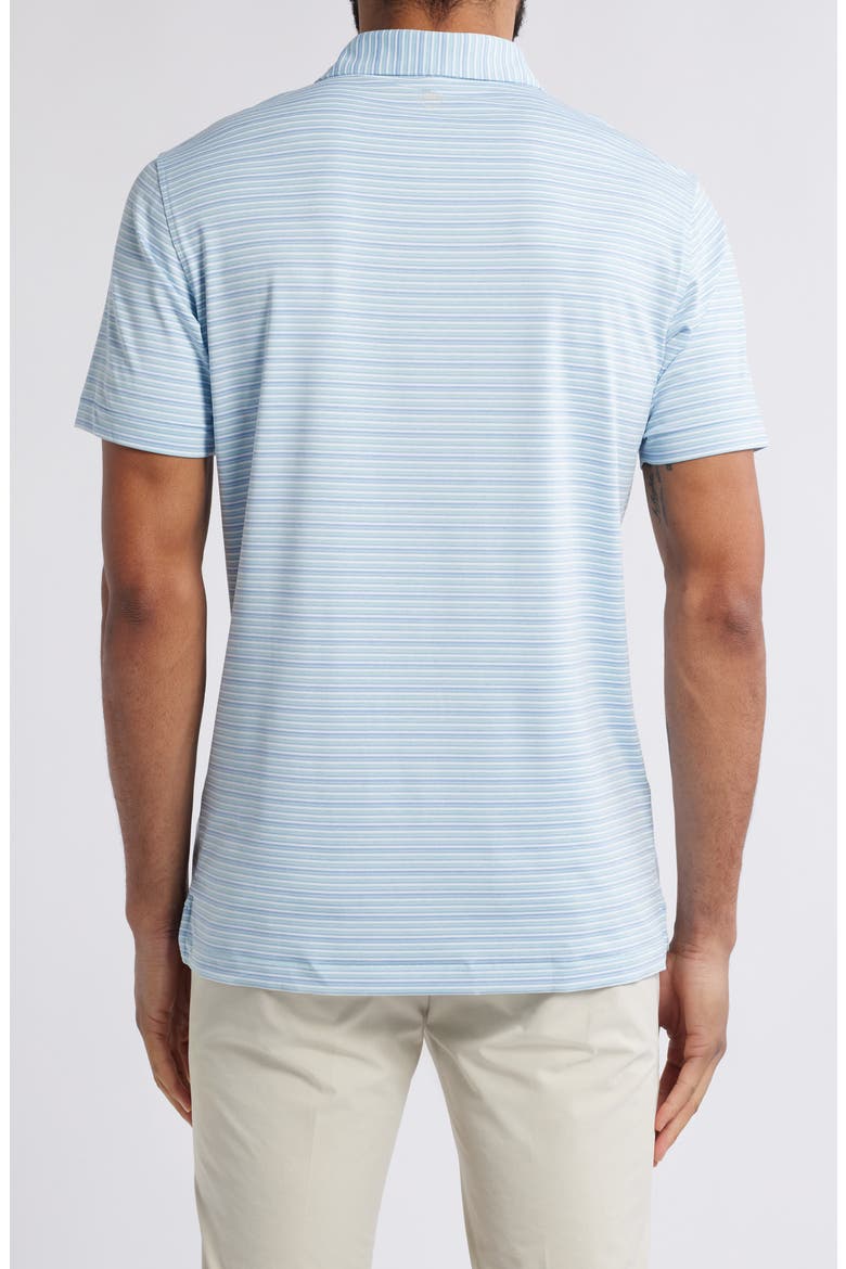 Crown Crafted Cadence Stripe Performance Polo, Alternate, color, BLUE SPRUCE