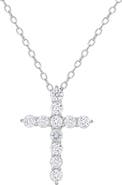 Lily Nily Kids' Cubic Zirconia Cross Pendant Necklace