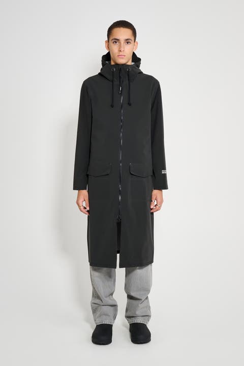 Stockholm Long Patch Matte Raincoat