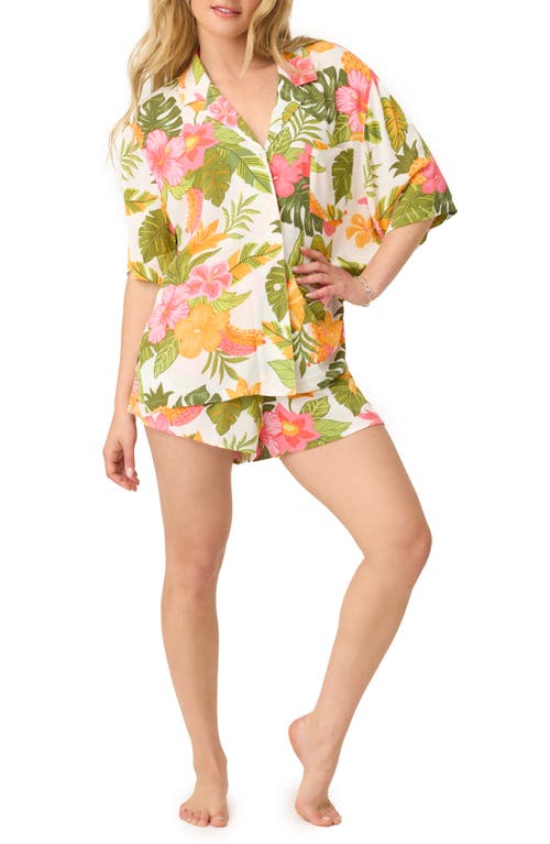 Pj Salvage Copacabana Floral Short Pajamas