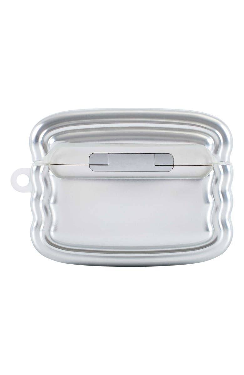 Auramma Wavy Airpods Pro 2 Case, Alternate, color, Silver